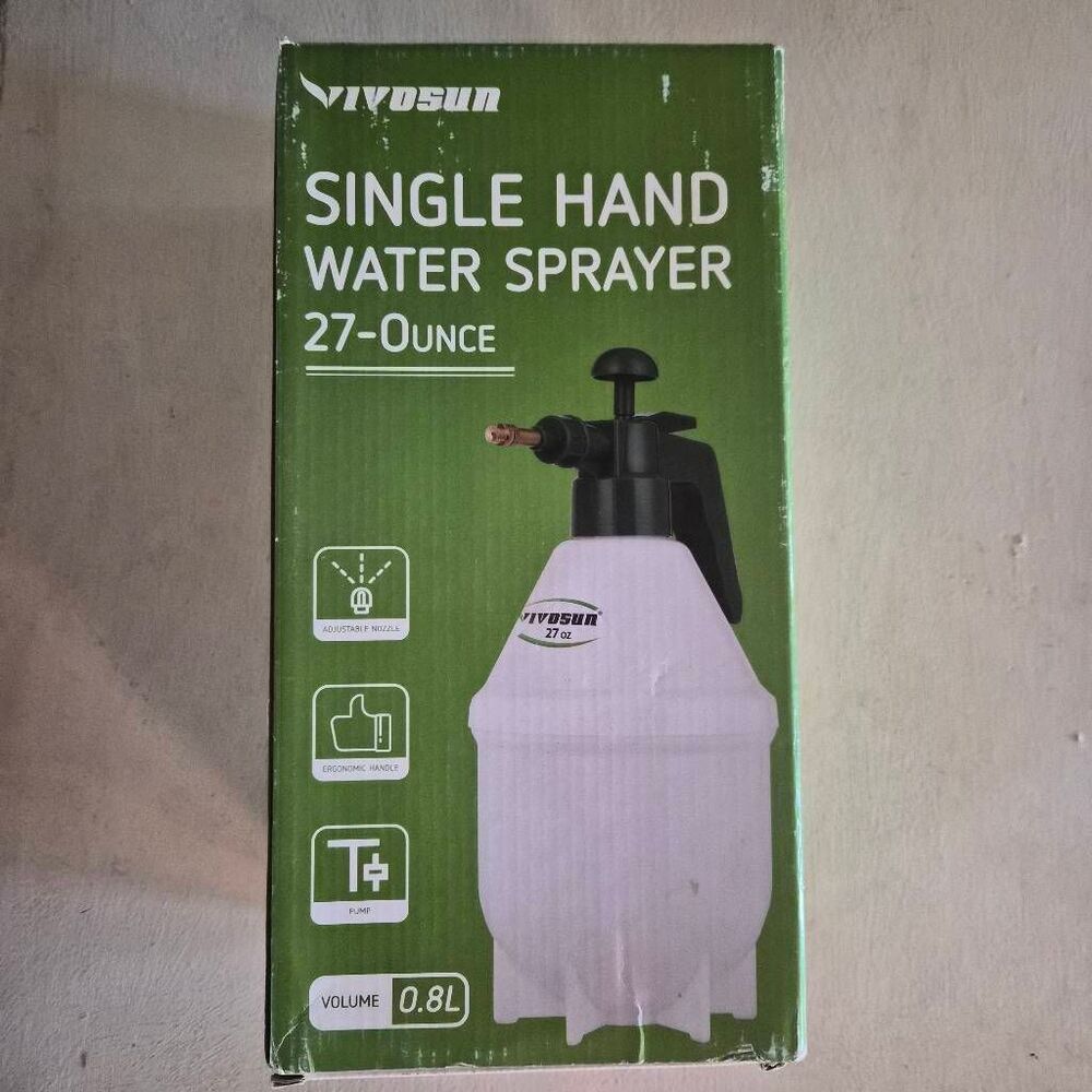 NIB Vivosun Single Hand Water Sprayer 27-oz: Houseplant Garden Indoor Outdoor
